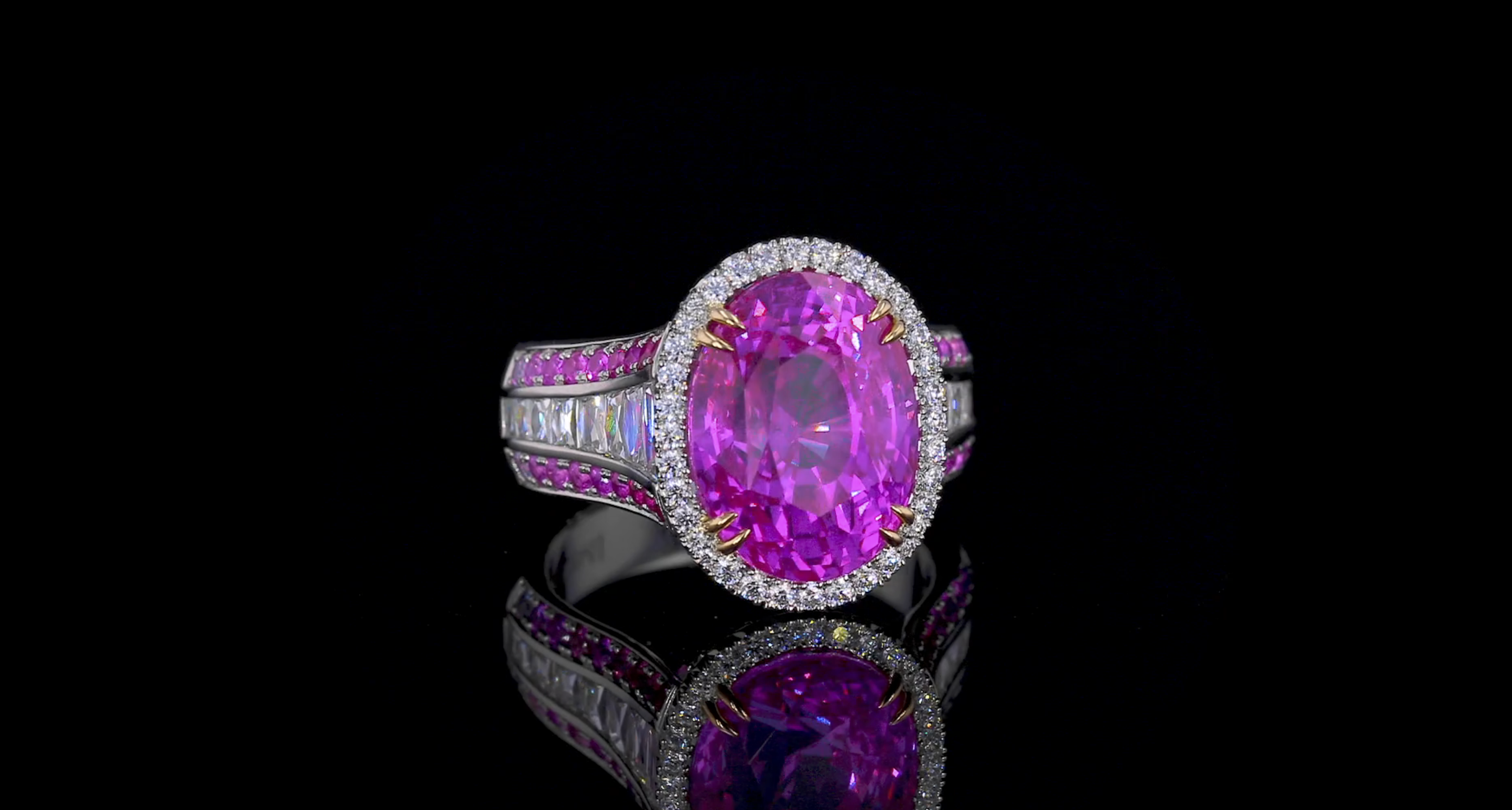 Pretty pink rings by Omi Prive. - Diamonds in the Library